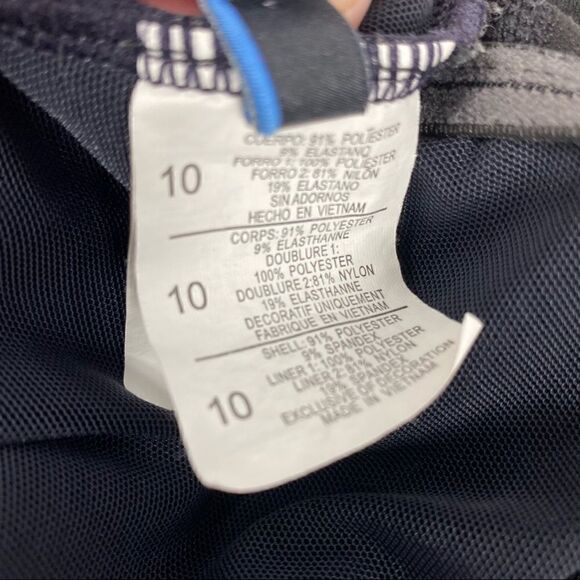 Nautica Navy  Ribbed With White Trim One Piece - Picture 9 of 9